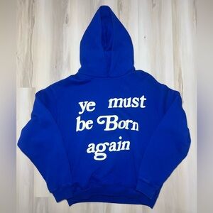 Cactus Plant Flea Market Ye Must Be Born Again Hoodie Blue Sz Med Authentic